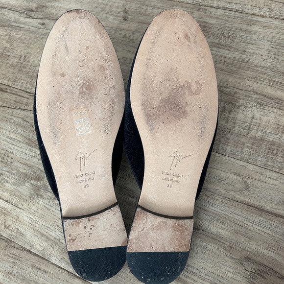 Giuseppe Zanotti Black Jeweled Mules - Made in Italy - Women's size 39 - Picture 6 of 7